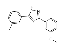 5-(3-Methoxyphenyl)-3-(m-tolyl)-1H-1,2,4-triazole Structure