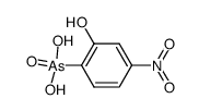 (2-hydroxy-4-nitro-phenyl)-arsonic acid Structure