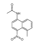 N-(5-methyl-4-nitro-[1]naphthyl)-acetamide Structure