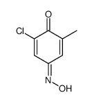 p-Toluquinone,6-chloro-,4-oxime (2CI) Structure