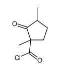 Cyclopentanecarbonyl chloride, 1,3-dimethyl-2-oxo- (6CI,9CI)结构式