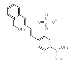 4-[(1E,3E)-4-(1-ethylpyridin-1-ium-4-yl)buta-1,3-dienyl]-N,N-dimethylaniline结构式