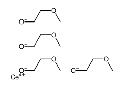 cerium(4+),2-methoxyethanolate Structure