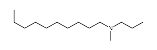 N-methyl-N-propyldecan-1-amine结构式