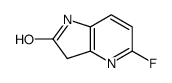 5-氟-1,3-二氢-2H-吡咯并[3,2-b] 吡啶-2-酮结构式