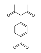 3-(4-硝基-苯基)-2,4-戊二酮结构式