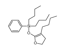 dibutyl-[(4-butyl-2,3-dihydrofuran-5-yl)oxy]-phenylsilane Structure