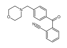 2-CYANO-4'-MORPHOLINOMETHYL BENZOPHENONE结构式