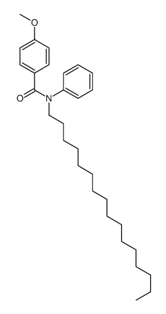 N-hexadecyl-4-methoxy-N-phenylbenzamide结构式