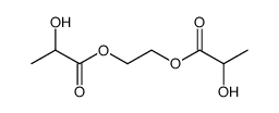 Propanoic acid, 2-hydroxy-, 1,1'-(1,2-ethanediyl) ester Structure