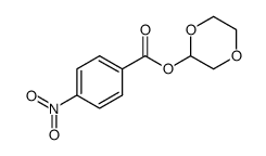 1,4-dioxan-2-yl 4-nitrobenzoate结构式