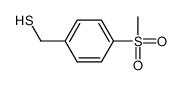 (4-methylsulfonylphenyl)methanethiol Structure