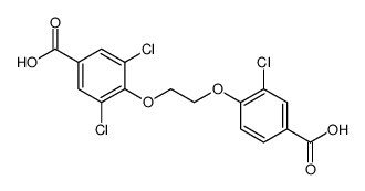 4-[2-(4-carboxy-2-chlorophenoxy)ethoxy]-3,5-dichlorobenzoic acid Structure