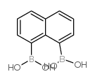 (8-borononaphthalen-1-yl)boronic acid Structure
