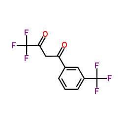 4,4,4-三氟-1-[[3-(三氟甲基)苯基]丁烷-1,3-二酮结构式