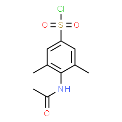 4-乙酰氨基-3,5-二甲基苯磺酰氯结构式