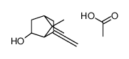acetic acid,7,7-dimethyl-3-methylidenebicyclo[2.2.1]heptan-5-ol结构式