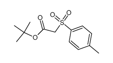 tert-butyl [(4-methylphenyl)sulfonyl]acetate Structure