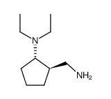 diethyl-(trans()-2-aminomethyl-cyclopentyl)-amine Structure