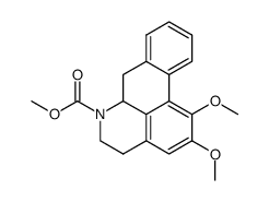1,2-dimethoxy-4,5,6a,7-tetrahydrodibenzo[de,g]quinoline-6-carboxylic acid methyl ester结构式