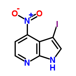 3-iodo-4-nitro-1H-pyrrolo[2,3-b]pyridine Structure