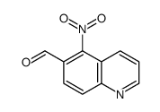 5-硝基-喹啉-6-甲醛结构式