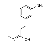 3-氨基-n-甲基苯丙酰胺结构式