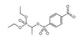 diethyl 1-(4-nitrobenzenesulfonyloxy)ethylphosphonate Structure