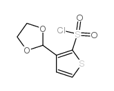 3-(1,3-二氧杂烷-2-基)噻吩-2-磺酰氯结构式
