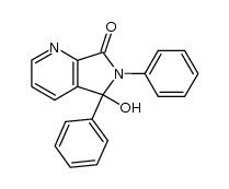 3-hydroxy-2,3-diphenyl-7-azaisoindolinone结构式