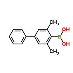 3,5-Dimethylbiphenyl-4-ylboronic acid Structure