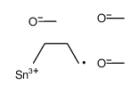 butyl(trimethoxy)stannane Structure