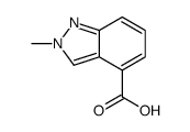 2-甲基-2H-吲唑-4-羧酸结构式