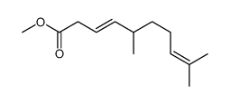 methyl 5,9-dimethyldeca-3,8-dienoate Structure