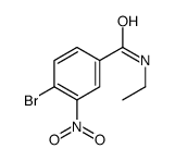 N-乙基-4-溴-3-硝基苯甲酰胺结构式