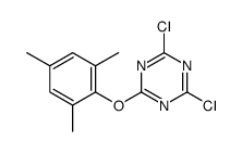 2,4-dichloro-6-(2,4,6-trimethylphenoxy)-1,3,5-triazine Structure