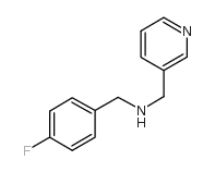 (4-fluoro-benzyl)-pyridin-3-ylmethyl-amine structure