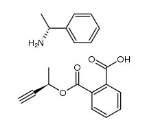 (R)-3-butyn-2-ol hydrogen phthalate (R)-α-methylbenzylammonium salt Structure
