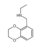 N-((2,3-二氢苯并[b][1,4]二噁英-5-基)甲基)乙胺结构式