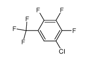2,3,4-trifluoro-5-chloro-trifluoromethylbenzene Structure