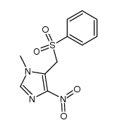 1-methyl-4-nitro-5-phenylsulfonylmethylimidazole Structure