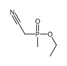 2-[ethoxy(methyl)phosphoryl]acetonitrile结构式