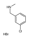 (3-Chlorophenyl)-N-methylmethanamine hydrobromide结构式