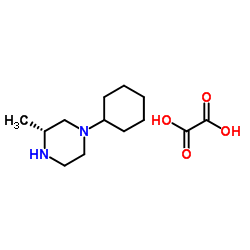 (3R)-1-Cyclohexyl-3-methylpiperazine ethanedioate (1:1) Structure