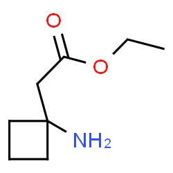 2-(1-氨基环丁基)乙酸乙酯结构式