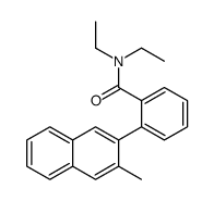 N,N-diethyl-2-(3-methylnaphthalen-2-yl)benzamide结构式