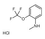 N-甲基-2-(三氟甲氧基)苯胺盐酸盐结构式