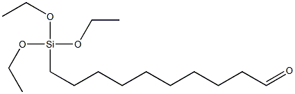 Decanal, 10-(triethoxysilyl)-结构式