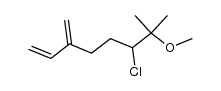 6-chloro-7-methoxy-7-methyl-3-methyleneoct-1-ene结构式