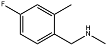 (4-氟-2-甲基苯基)甲基](甲基)胺结构式
